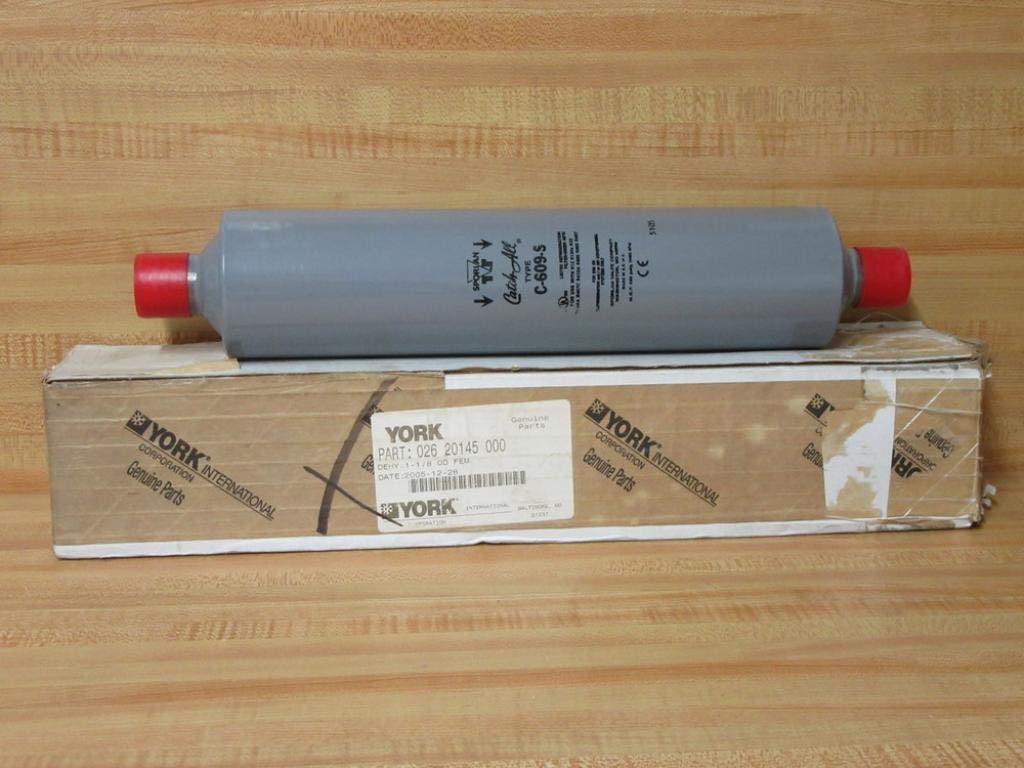 York 026-20145-000 Refrigeration Filter Drier 1-1/8 inch Sweat Liquid Line -- 02620145000