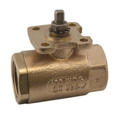 Apollo Valves 71-AR5-64 1 Inch FNPT Standard Port Bronze Ball Valve Actuator Ready