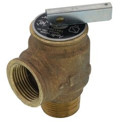 Apollo Valves 10-417-05 Safety Relief Valve 3/4 Inch MPT x FPT 20 - 80 PSI Bronze Body