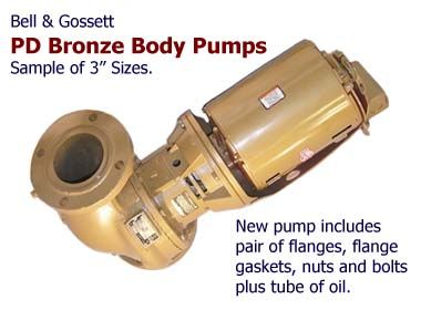 Bell & Gossett 105100LF Series PD Flanged Bronze Body Booster Pump