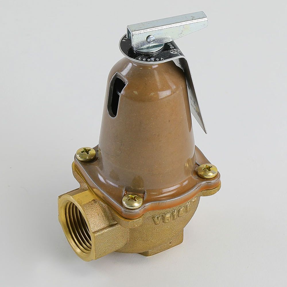 Bell & Gossett 110126 3/4 Inch 100 PSI Safety Relief Valve with 2075000 BTU Capacity