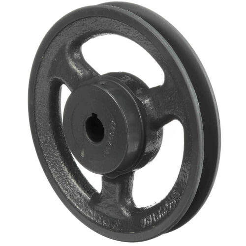 Browning BK62H 1 Groove Cast Iron Classical Gripbelt Sheave for 4L or A, 5L or B Belt 5.95 inches OD