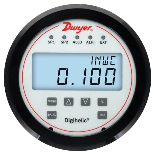 Dwyer DHC-006 Digihelic Differential Pressure Controller 2.5wc HVAC Industrial