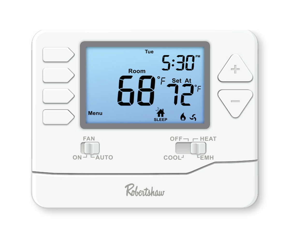 Robertshaw RS9210 Programmable Non Programmable Digital Multi Stage Heat Pump Thermostat