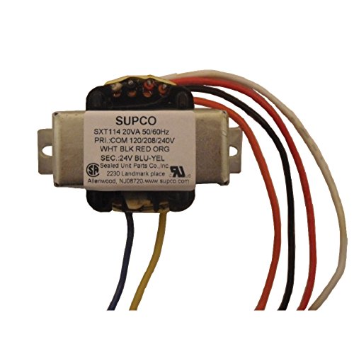 Supco SXT114 Transformer 20VA 120/208/240VAC