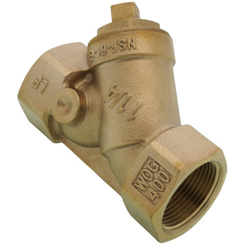 Watts 0379114 LF777SI 1-1/4 Inch FNPT Lead Free Brass Y-Strainer