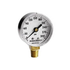 Ashcroft 251490A02L-0/15WC 2.5 Inch 1/4 NPT Lower Mount Pressure Gauge