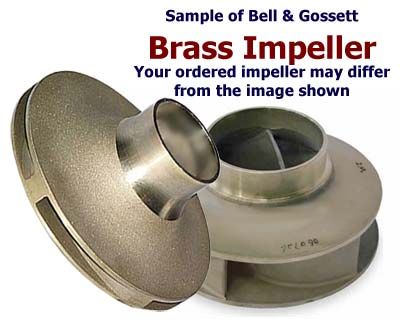 Bell & Gossett P57440 Impeller 7 Inch Diameter HVAC Bronze