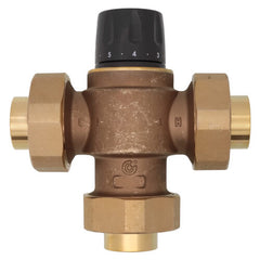 Caleffi 523188A 1-1/2 Inch Sweat High Flow Thermostatic Mixing Valve 13 CV Lead Free