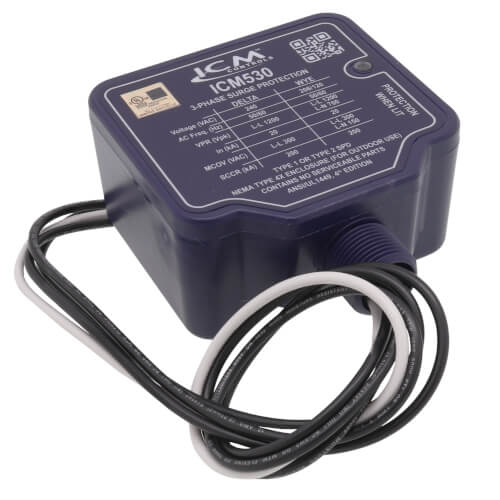 ICM Controls ICM530 3-Phase Surge Protective Device 240VAC/120/208VAC