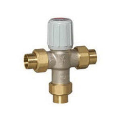 Resideo AM102-US-1LF Thermostatic Mixing Valve Lead Free Brass 1 Inch