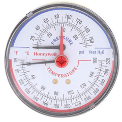 Resideo TDV040 Tridicator Pressure and Temperature Gauge 60/320F 1/2 NPT