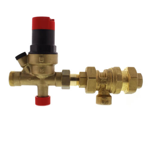 Resideo TK30PV100SFM Boiler Trim Kit 1 Inch Tank Kit with BackFlow Fill Valve and Accessories