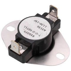 Supco L130 Series General Purpose Thermostat Open on Rise 125 VA Pilot Duty 15 Deg F Differential 115 to 130 Deg F