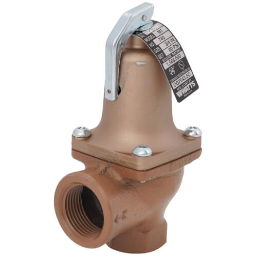 Watts 0382392 Series 740 Boiler Pressure Relief Valve 60 PSI