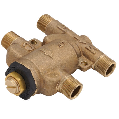 WATTS 0204152 LFUSG-B M3 Thermostatic Mixing Valve 3/8 Inch Compression Brass Bodied (Replaces 0204143)