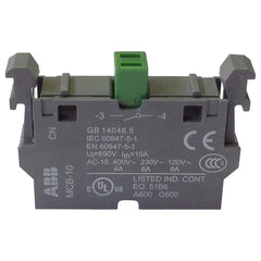 ABB MCB-10 Contact Block 8 Amp 120 Volts Plug-In Mount