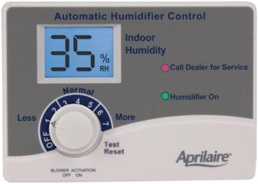 Aprilaire 62 Automatic Digital Control Humidistat with Outdoor Sensor (Gray)