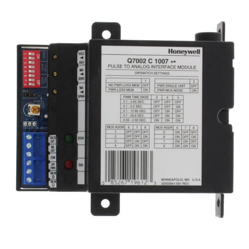 Honeywell Q7002C1007 Interface Module PWM Analog Control