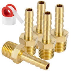 Lochinvar 100208326 Brass Hose Barb 1/4 Inch Barb Connection