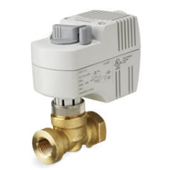 SIEMENS 243-00211 Zone Valve 2-Way 1/2 Inch 2.5 Cv NPT with 24-Volt 2-Position Spring Return Fail-Safe Actuator Normally Open