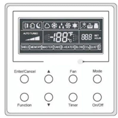 Trane TREWIRE1BHANDA Multi-Split Wire Controller for High Wall Mini ...