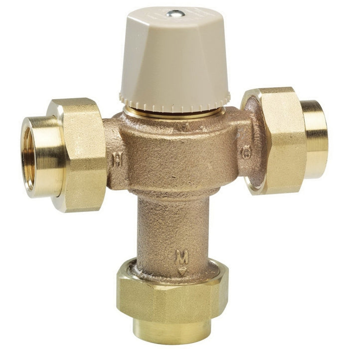 WATTS 0559119 LFMMV-UT-M1 Thermostatic Mixing Valve 3/4 Inch Union Thread Lead-Free