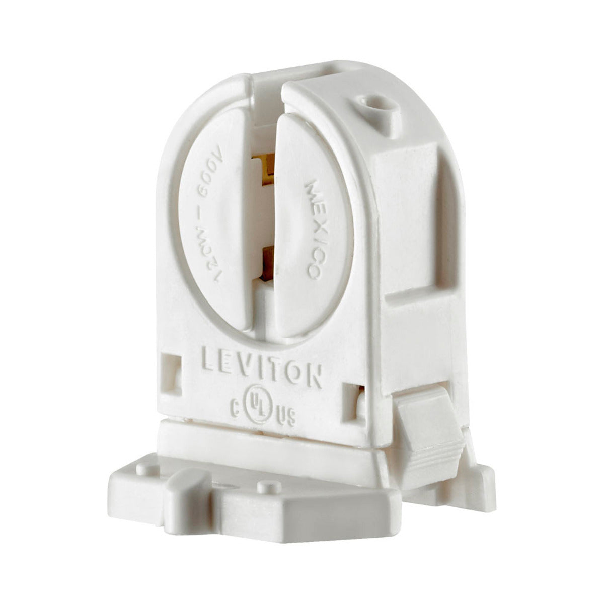 Leviton 13654-SWP Miniature Base T5 Bi-Pin Standard Fluorescent Lampholder