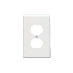 Leviton 80503 1-Gang Duplex Device Receptacle Wallplate, Midway Size, Thermoset, Device Mount, Brown