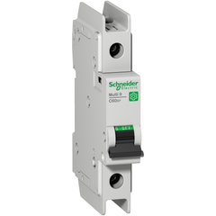 Schneider Electric M9F43102 Miniature Circuit Breaker 2 Amp Single Pole with DIN Rail Clip