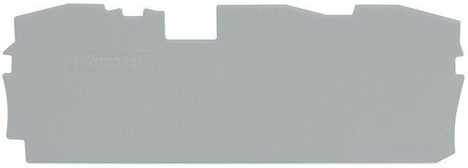 WAGO 2016-1391 End and Intermediate Plate Topjob S Series Gray 1mm