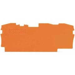 WAGO 2006-1392 End and Intermediate Plate TOPJOB S Series 1mm Orange