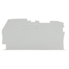 WAGO 2102-1291 End Plate Topjob S Series 0.8mm Gray