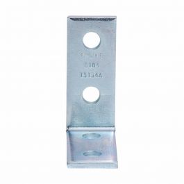 B-Line B104ZN Four Hole 90 Degree Corner Angle Zinc Plated