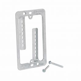 B-Line BB10L Mounting Bracket 1-Gang Pre-Galvanized Steel