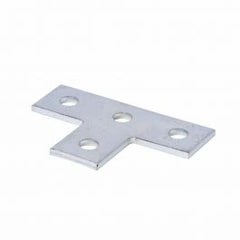 B-LINE B133ZN FOUR HOLE FLAT TEE PLATE ZINC PLATED