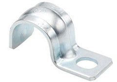 Bridgeport 907-S Heavy Wall One Hole Steel Pipe Strap 2 and a half inches