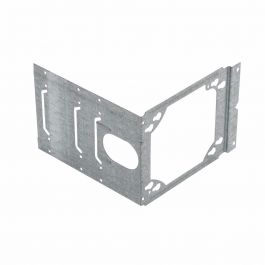 Eaton BB4-6 Box Support Bracket Steel Pre-Galvanized for 2-1/2 to 6 Inch Metal Stud and 4 x 4-11/16 Inch Square Box BB4-6