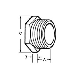 Bridgeport 1105-DC Conduit Nipple 1-1/4 Inch Zinc Die Cast