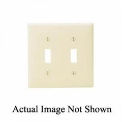 Leviton 80709-GY Wallplate 2 Gang Gray