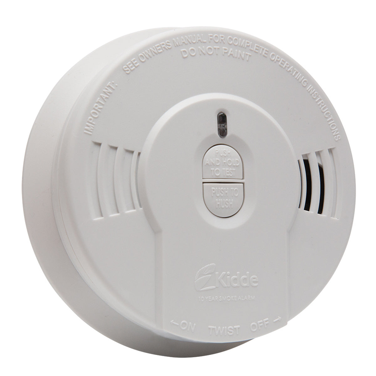 Kidde 21008697 Smoke Alarm 10-Year Sealed Lithium Battery Operated Ionization