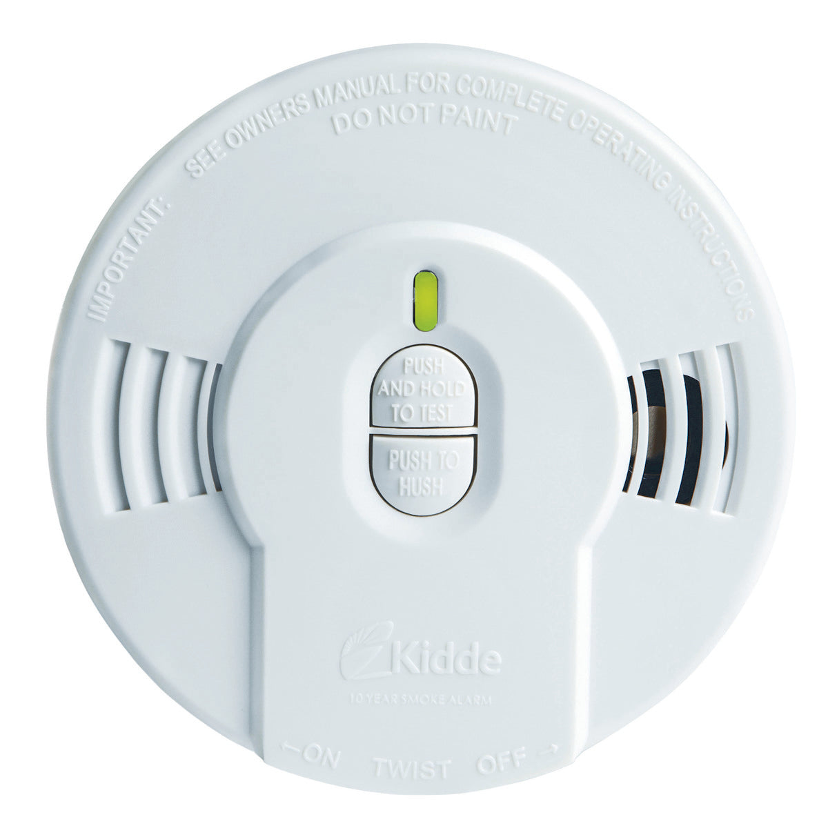 Kidde 21008697 Smoke Alarm 10-Year Sealed Lithium Battery Operated Ionization