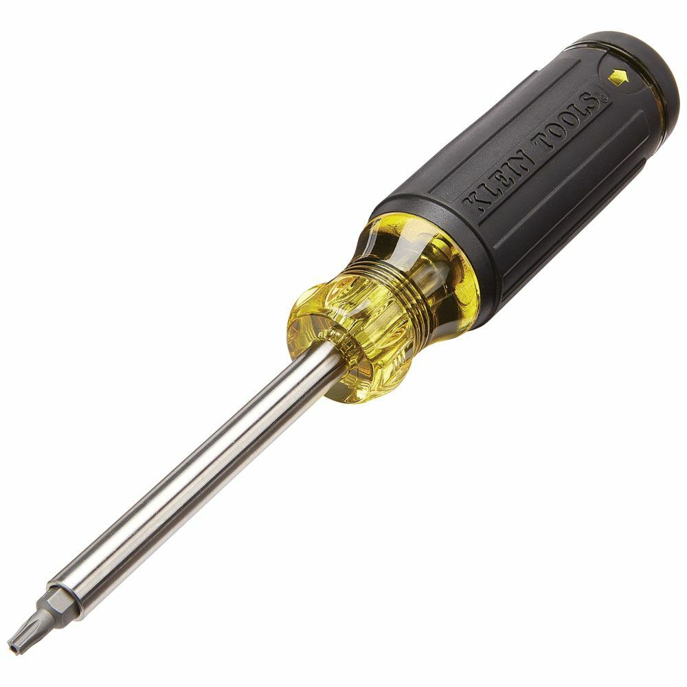 Klein Tools 32307 Multi-Bit Screwdriver with Torx, Hex, Spanner, and Magnetic Bits