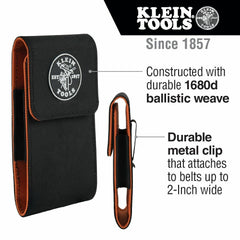 Klein Tools 55468 Tradesman Pro Phone Holder XL Magnetic Flap Closure