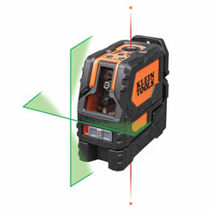 KLEIN 93LCLG Self-Leveling Green Cross-Line Laser with Red Plumb Spot