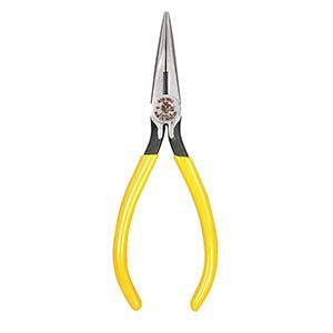 Klein Tools D203-6 Long Nose Side-Cutter Pliers 6-Inch