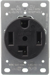 Leviton 278-S00 Flush Mount Dryer Receptacle 250V Pack of 1