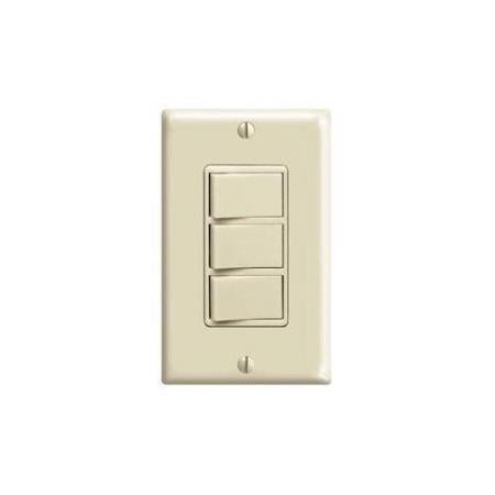 Leviton 1755-I Decora Single-Pole AC Combination Switch 15 Amp 120 Volt Ivory