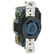 Leviton 2620 Locking Receptacle 30 Amp 250 Volt Black