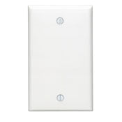 Leviton 80714-GY Wallplate 1-Gang Standard Size Box Mount Nylon Gray